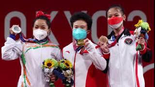 China's Hou Zhihui wins gold medal in women’s 49 kg weightlifting competition at Tokyo 2020