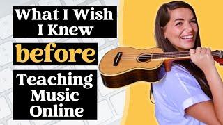 5 Things I Wish I Knew Before Teaching Music Online | Tips From a Full Time Online Music Teacher