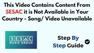 This Video Contains Content From SESAC It Is Not Available In Your Country - Song/ Video Unavailable