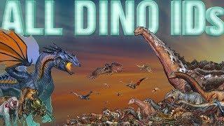  All ARK DINO IDs - How to Spawn ALL Dinos/Creatures | From A to Z | PC/XBOX/PS4 - 2018