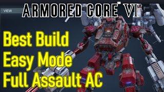 Armored Core 6 build that DESTROYS everything, bipedal full assault AC design