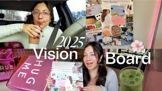 A day in the life as a stay at home girlfriend + MAKING MY FIRST VISION BOARD