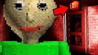 ESCAPING THE NEW SCHOOL! | Baldis Basics in Education and Learning REMASTERED