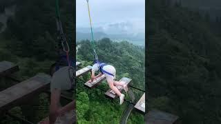 Bungee Jumping With Rope In Beautiful Place:Asmr Bungee Jumping#travel#funny