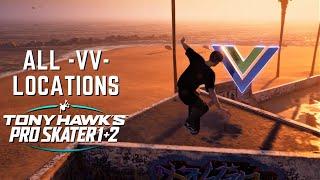 TONY HAWK'S PRO SKATER 1 + 2: All “VV” Logo Locations + Rewards!