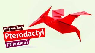 Origami Pterodactyl Tutorial - Origami Dinosaur