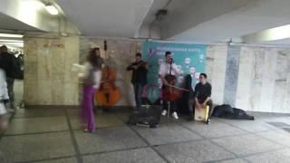 Minsk street musicians.