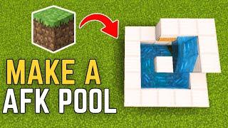 How To Make AFK Pool In Minecraft (2024)