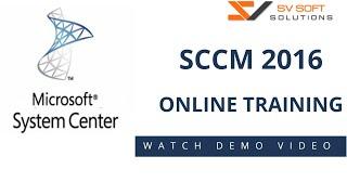 SCCM 2016  Tutorial | MS SCCM Online Training Demo Video