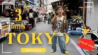 3 days in TOKYO VLOG | travel with toddler | family-friendly detailed Japan itinerary & tips