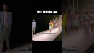 Shalom Harlow teaches us all an important lesson: Never Settle for Less!