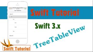 Swift tutorial: Tree TableView( expand cell UItableView)