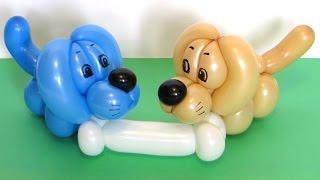 One balloon puppy dog twisting tutorial (Subtitles)