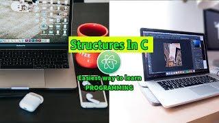 Declaration Using Structures Easiest Way To Learn C With Atom Editor In Windows 10 #65 ►▼◄