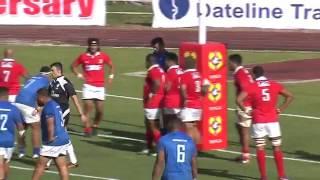 Samoa try versus Tonga