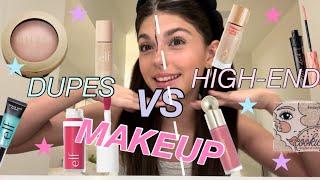 EXPENSIVE MAKEUP VS. THEIR DUPES ‼️