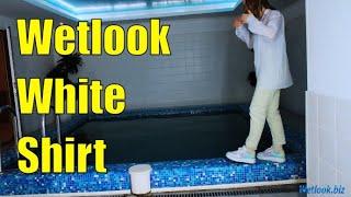 Wetlook white shirt | Wetlook white outfit | Wetlook bathes