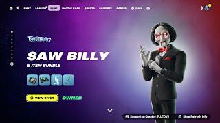 *NEW* BILLY FROM SAW IS HERE! Fortnite Item Shop [October 8th, 2024]