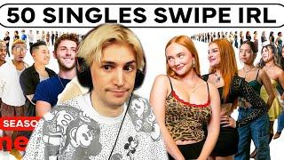 50 more strangers swipe on each other | xQc Reacts