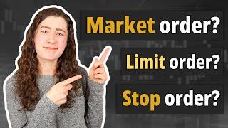 The 3 Stock Order Types Explained (Market Order, Limit Order, Stop Order)