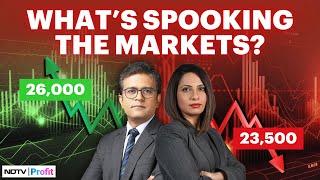 Stock Market Crash LIVE |  Why Are Markets Falling I Strategy For Bear Market | Stock Market Live