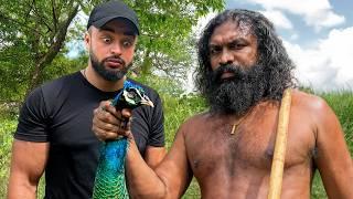 Sri Lankan Tribe Hunts Peacock (Catch & Cook) 