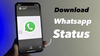 Download WhatsApp Statuses in any iPhone || How to download WhatsApp status in ios 15