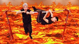 EXTREME THE FLOOR IS LAVA CHALLENGE Part 5