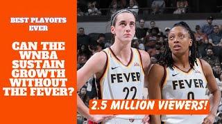 Can the WNBA sustain playoff viewership without Caitlin Clark & the Indiana Fever?