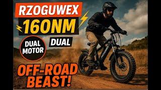 E BIKE RZOGUWEX Electric Bike, 20 inch 160NM Dual Motor Off-Road EBIKE for Adults