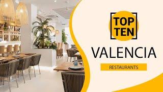 Top 10 Best Restaurants to Visit in Valencia | Spain - English