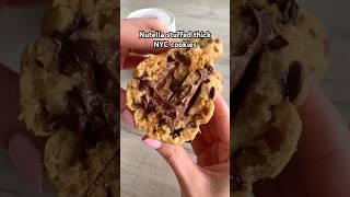 THICC Nutella stuffed NYC cookies 