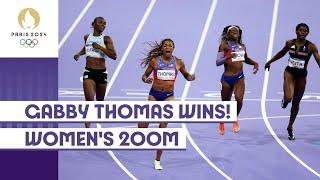 Gabby Thomas is an Olympic Champion! | Women's 200m Final | #Paris2024 highlights