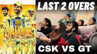 REACTING ON IPL FINAL 2 OVERS - CSK vs GT