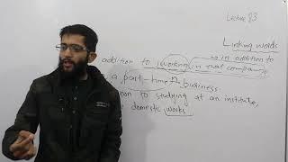 Lecture 83/120 Use of In Addition to | Linking Words | Basic English Grammar