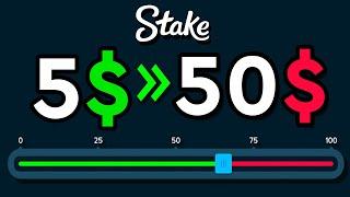 $5 to $50 in 30 SECONDS  STAKE DICE STRATEGY gone wrong..