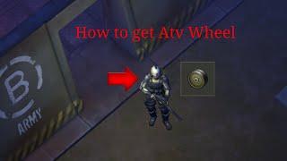 How to get Atv Wheel|TUTORIAL #lastdayonearth