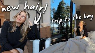 FINALLY doing something different with my hair + staying in a $60k tiny house!