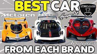 *BEST* Car From EACH BRAND In Driving Empire!