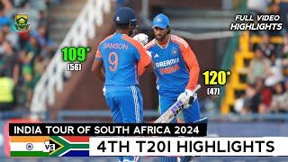 India vs South Africa 4th T20 2024 Full Match Highlights | IND vs SA 4TH T20 Highlights 2024