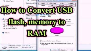 How to convert USB to RAM | external ram for PC