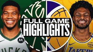 BUCKS at LAKERS | FULL GAME HIGHLIGHTS | March 20, 2025