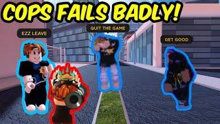 TRYHARD COPS TRYS STOPPING ME BUT FAILS TO ARREST ME! | Roblox Jailbreak