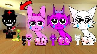 Sprunki Pinki And Durple And Wenda Wants me to Help Them but VS Mr.Black Doctor in Garry's Mod