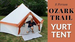 The Cheapest Yurt Tent I Can Find! 8 Person Ozark Trail Yurt Tent From Walmart