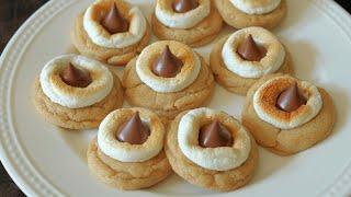 Easy Hershey Kiss S'mores Cookies