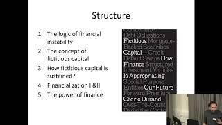 Fictitious Capital in the 21st Century | Dr Cédric Durand |  SOAS University of London