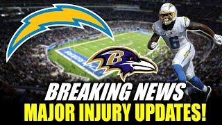  SHOCKING: CHARGERS' INJURY REPORT REVEALS MAJOR OBSTACLES FOR MONDAY NIGHT! CHARGER NEWS