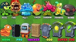 40 NEW PLANTS vs Team Gravestones - Who Will Win? - Pvz 2 Plant vs Plant