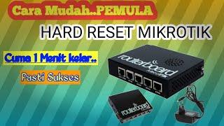 HARD RESET MIKROTIK RB450G